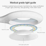 28 LEDs Flexible Goose Neck Hollow Ring Design Eye Protection Light with Clip & Small Night Light Function, TGX-770