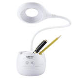 28 LEDs Flexible Goose Neck Hollow Ring Design Eye Protection Light with Pen Holder / Small Night Light Function, TGX-772