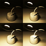 28 LEDs Flexible Goose Neck Hollow Ring Design Eye Protection Light with Pen Holder / Small Night Light Function, TGX-772