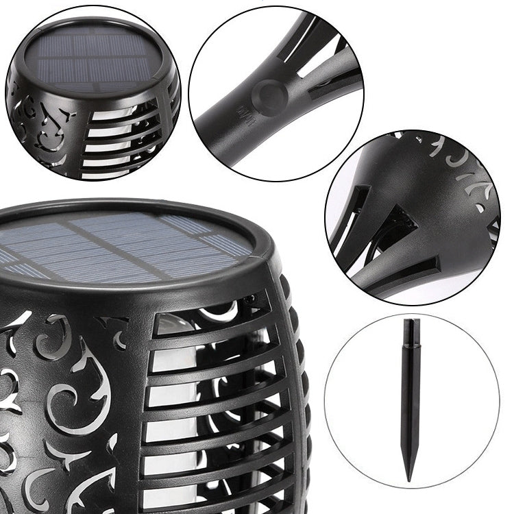 96 LED Solar Flame Light Outdoor Garden Lawn Light Garden Landscape Torch Light