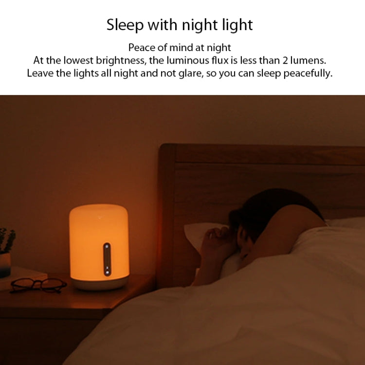 Original Xiaomi Mijia Bedside Lamp 2 LED Night Light Touch & Smart App Control, Bedside Lamp