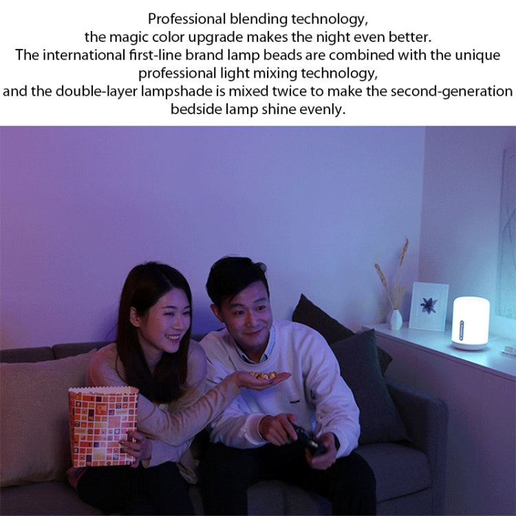 Original Xiaomi Mijia Bedside Lamp 2 LED Night Light Touch & Smart App Control, Bedside Lamp
