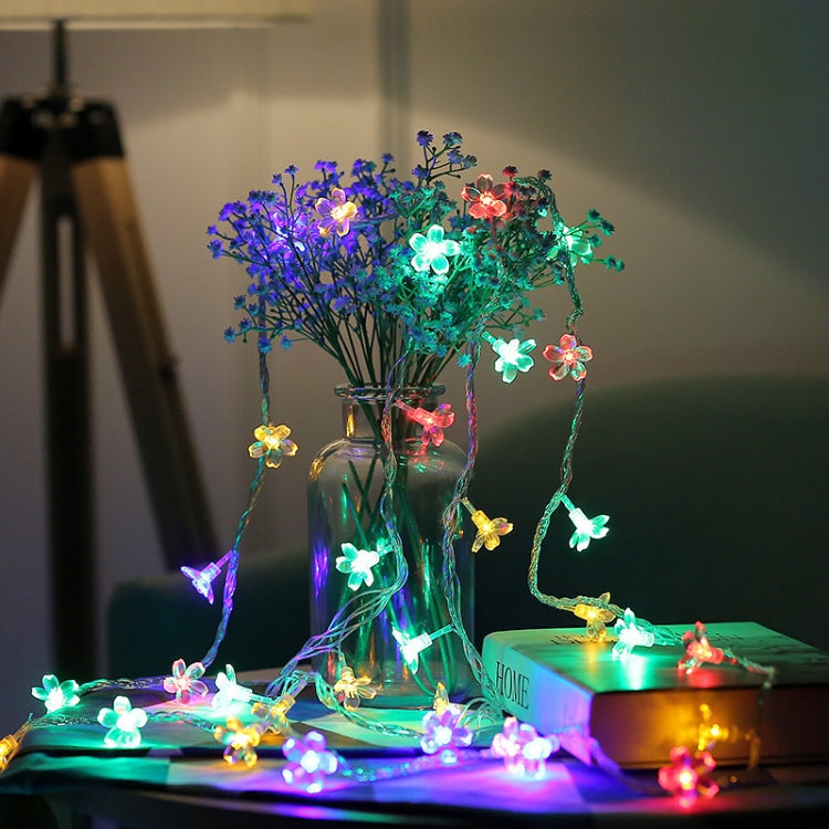 3m 20 LEDs Cherry Blossom Holiday Decorative Light, Battery Powered , 3m Colorful Light, 3m Warm White Light