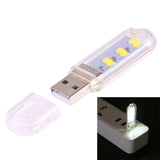 3 LEDs 5730 SMD USB LED Book Light Portable Night Lamp, 3 LEDs 3 LEDs White Light
