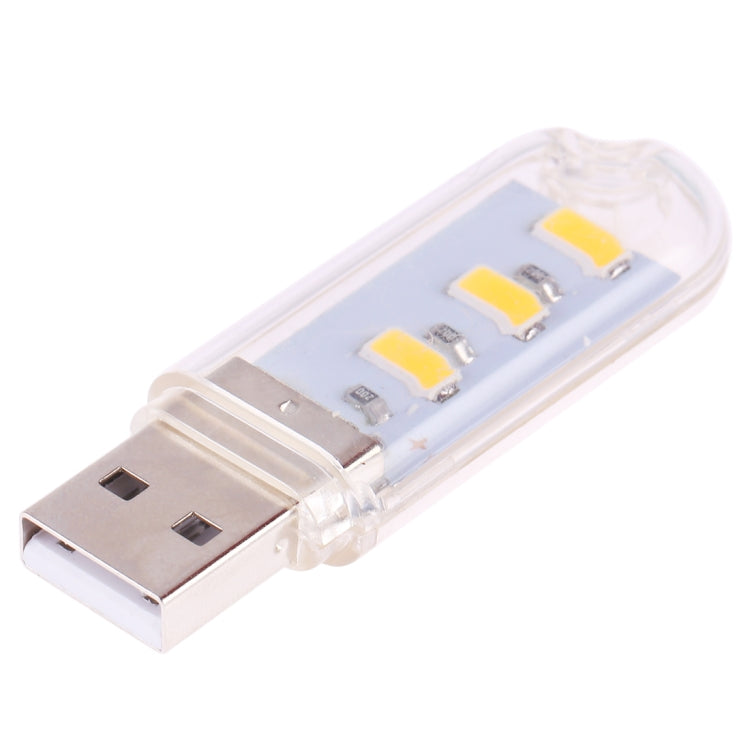 3 LEDs 5730 SMD USB LED Book Light Portable Night Lamp, 3 LEDs
