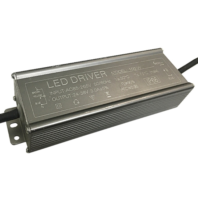 120W LED Driver Adapter AC 85-265V to DC 24-38V IP65 Waterproof, 120W