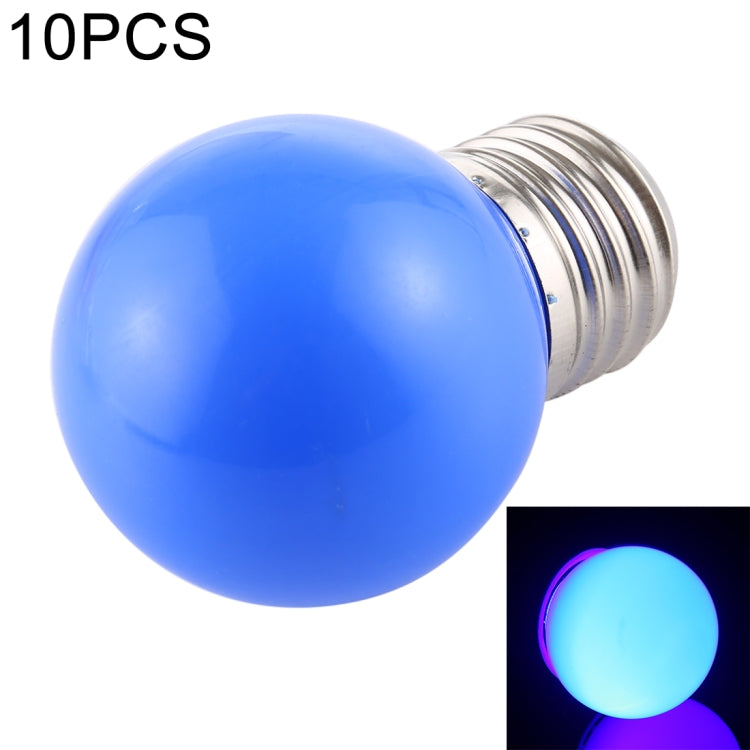 10 PCS 2W E27 2835 SMD Home Decoration LED Light Bulbs, DC 24V, DC 24V DC 24V Blue Light