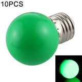 10 PCS 2W E27 2835 SMD Home Decoration LED Light Bulbs, DC 24V, DC 24V DC 24V Green Light
