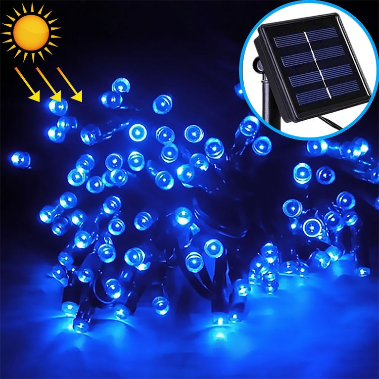 200 LEDs Outdoor Waterproof Christmas Festival Decoration Solar Lamp String, Length: 22m Blue