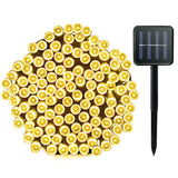 200 LEDs Outdoor Waterproof Christmas Festival Decoration Solar Lamp String, Length: 22m