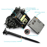 200 LEDs Outdoor Waterproof Christmas Festival Decoration Solar Lamp String, Length: 22m