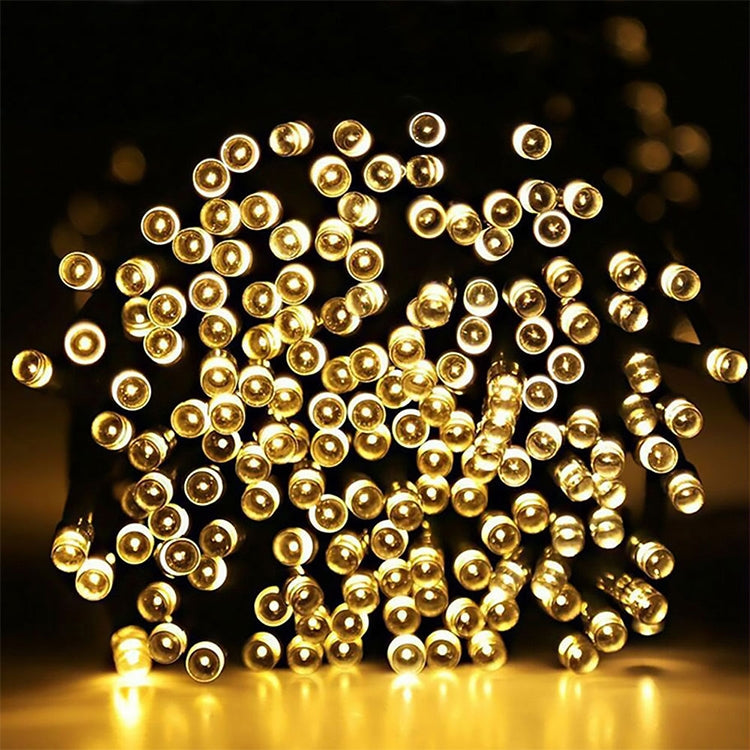 200 LEDs Outdoor Waterproof Christmas Festival Decoration Solar Lamp String, Length: 22m