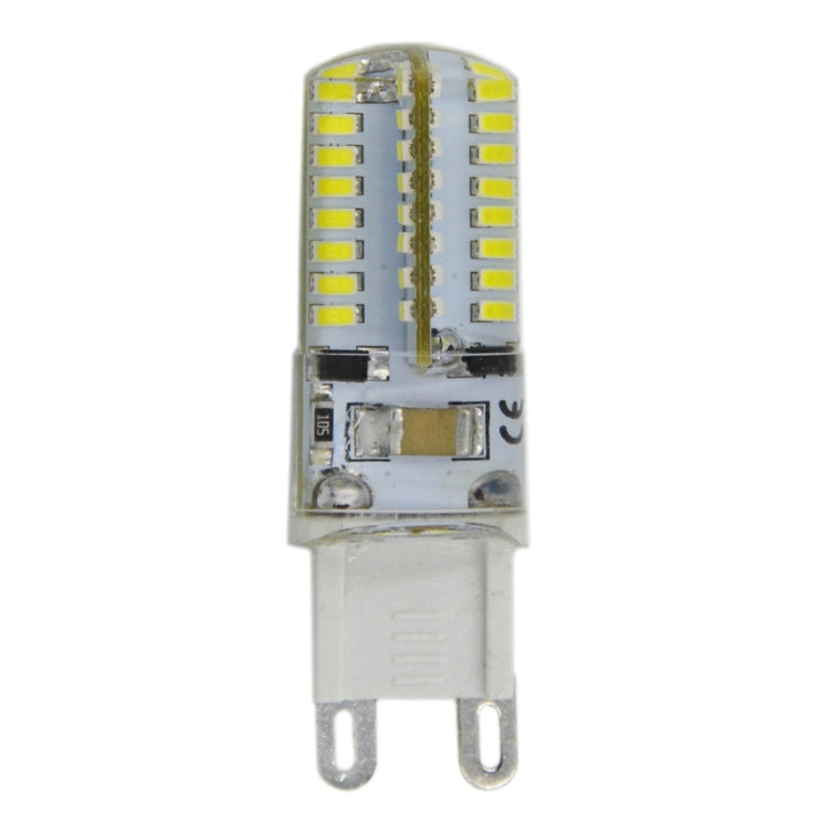 G9 4W 210LM 64 LED SMD 3014 Silicone Corn Light Bulb, AC 110V, AC 110V