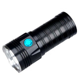 3 Gears, K18MAX 18xT6, Luminous Flux: 5400lm LED Flashlight, Without Battery