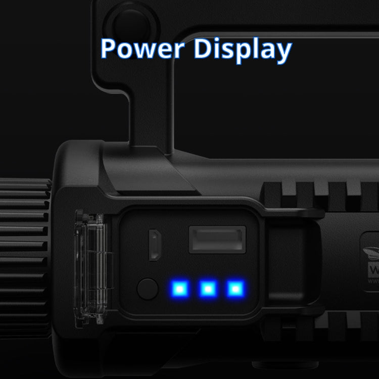 W590 P50 10W Rechargeable Strong LED Flashlight 4-Modes Outdoors Searchlight with Tripod, W590 P50