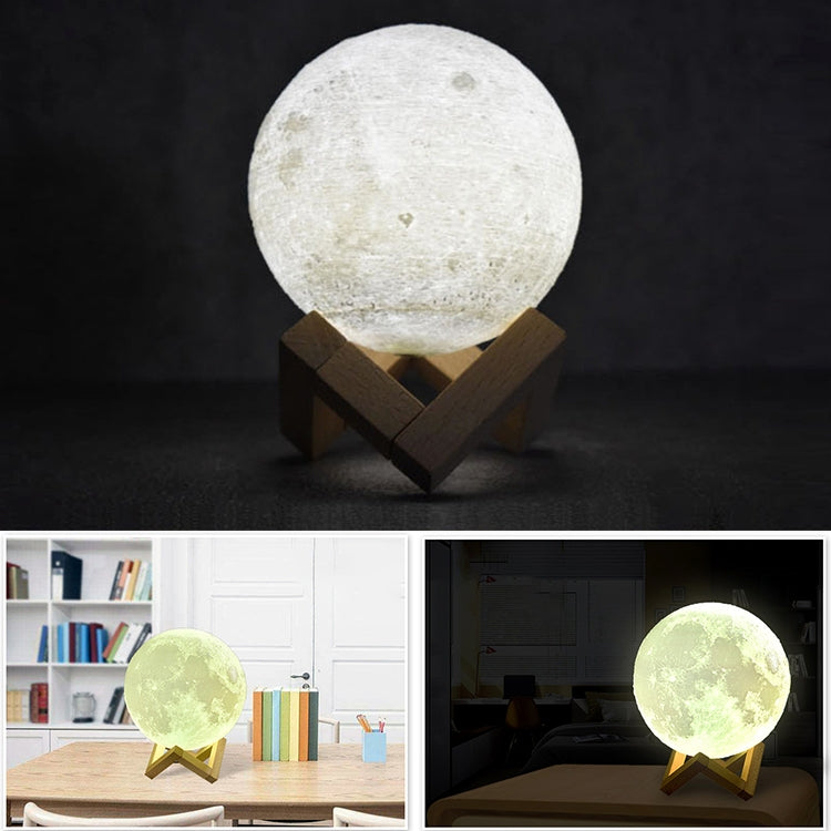 USB Charging LED Energy-saving Night Light with Wooden Holder Base, Touch 2-color(8cm), Touch 7-color(8cm) Touch 2-color(8cm) LED1203
