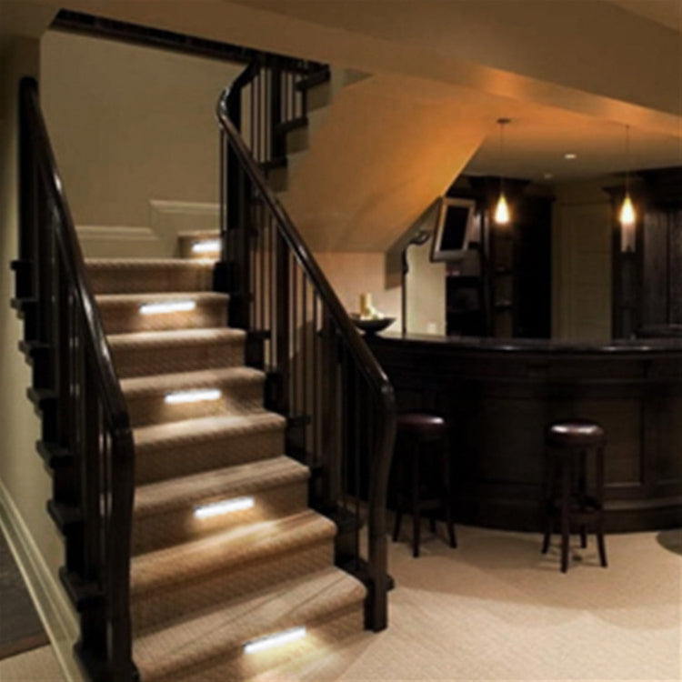 2.8W 20 LEDs Warm White Wide Screen Intelligent Human Body Sensor Light LED Corridor Cabinet Light, USB Charging Version, 2.8W 20 LEDs Warm White