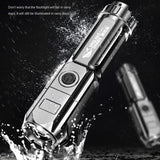 SMILING SHARK 622A Telescopic Focusing Three-gear Bright LED Flashlight, 622A