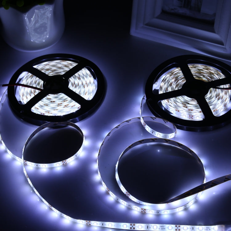 2pcs Bare Board 2835 SMD Dimmable White Light / Warm Light LED Rope Light, 60 LED/m, Length: 5m, 12V 2A 100-240V, 2835 SMD LED, 5m x 2