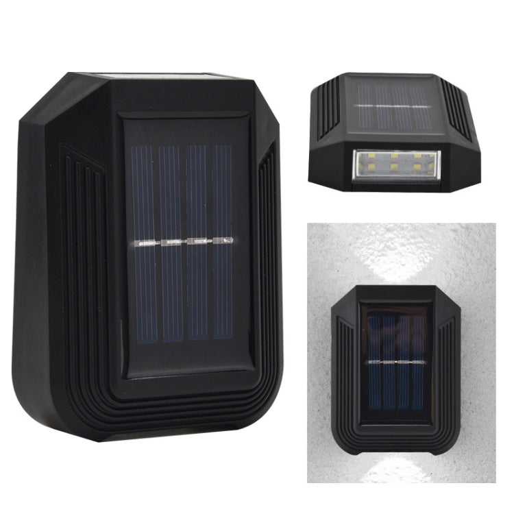 6 LED Solar Wall Lamp Outdoor Decorative Garden Up And Down Light