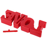 2 x AA Batteries Powered Party Festival Table Wedding Lamp Night Light, LOVE(Red), LOVE(White)