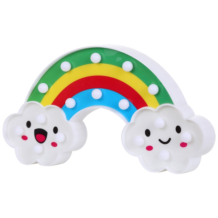 2 x AA Batteries Powered Party Festival Table Wedding Lamp Night Light, Rainbow