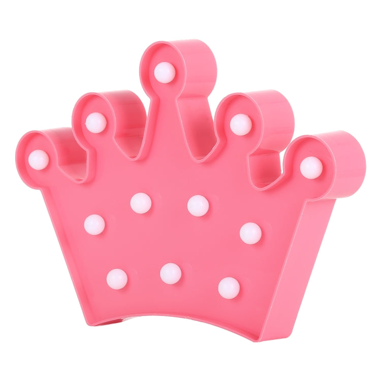 2 x AA Batteries Powered Party Festival Table Wedding Lamp Night Light, Small Crown(Pink), Small Crown(Blue), Small Crown(White)