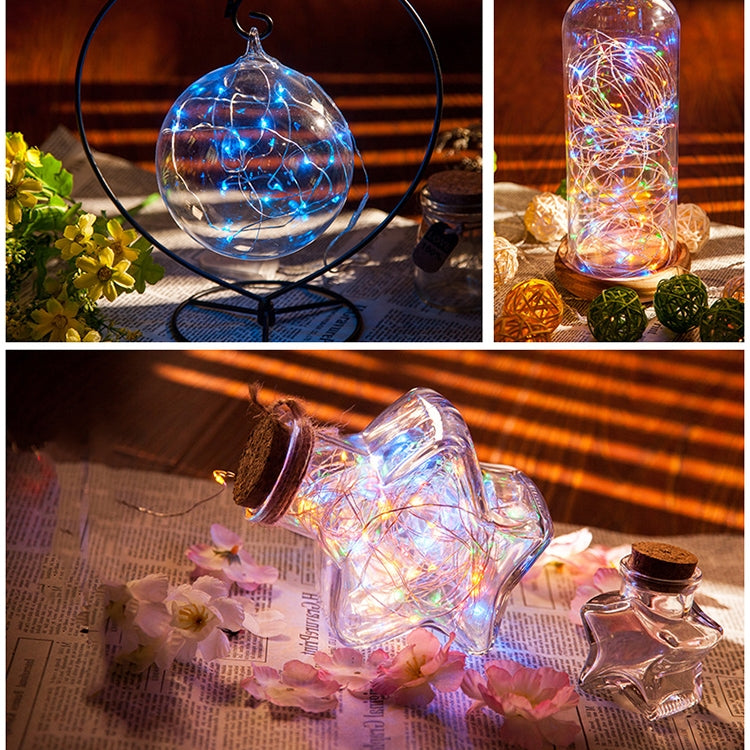 20 LEDs SMD 0603 IP65 Waterproof CR2032 Button Batteries, 2m Warm White, 2m Blue Light, 2m Green Light, 2m Red Light, 2m White Light