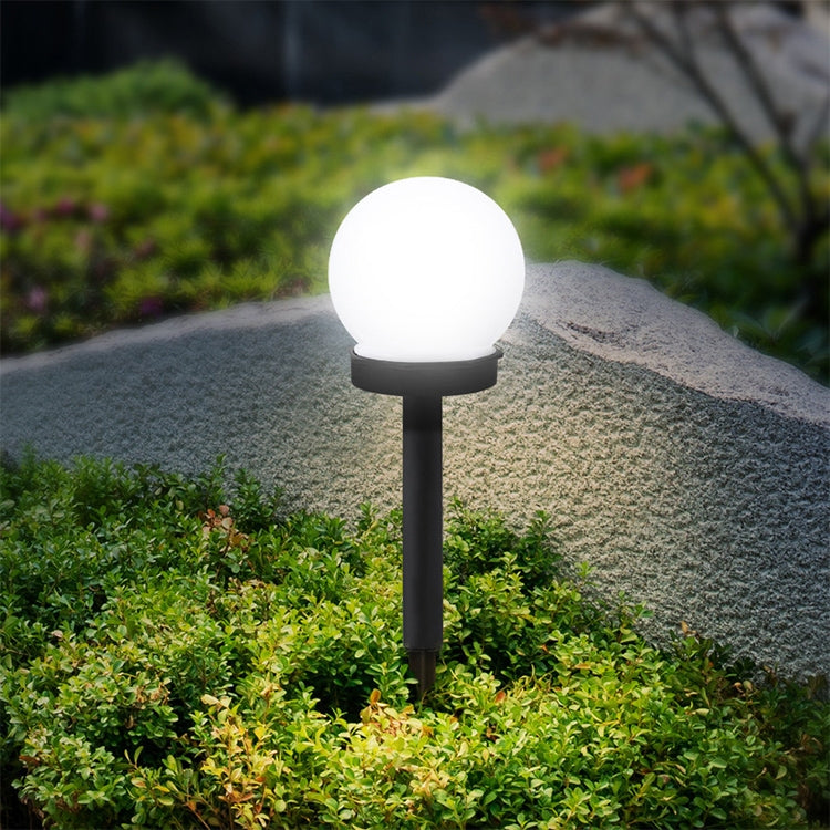 2pcs Light-controlled Bulb-shaped Lawn Light Outdoor Garden Light LED Solar Light