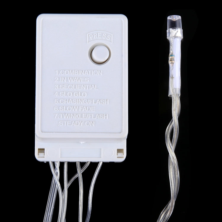 96 LEDs Little Ice Bars String with End Joint & Multi-function Controller, US Plug, AC 110V, 3.5m Warm White US Plug, 3.5m Blue Light US Plug, 3.5m Colorful Light US Plug, 3.5m Purple Light US Plug, 3.5m White Light US Plug