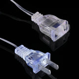 300 LEDs Curtain String Light with End Joint & Multi-function Controller & Memory Waterproof, US Plug, AC 110V, White Light US Plug, Warm White US Plug