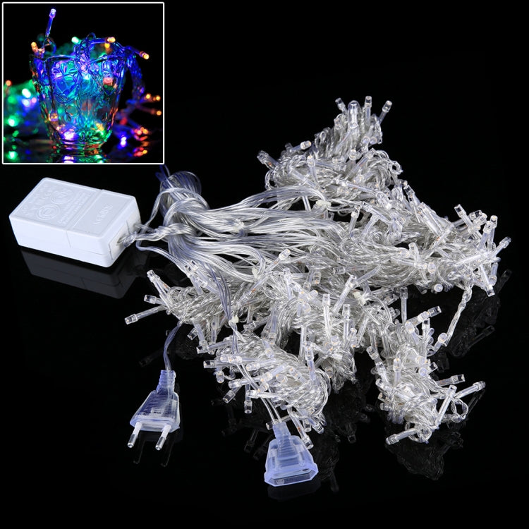 300 LEDs Curtain String Light with End Joint & Multi-function Controller & Memory Waterproof, EU Plug, AC 220V, Blue Light EU Plug, Colorful Light EU Plug, White Light EU Plug, Warm White EU Plug Colorful Light EU Plug Colorful Light