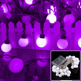 40 LEDs 3 x AA Batteries Powered String Light with 3-Modes, DC 4.5V, 4m White Light, 4m Warm White, 4m Blue Light, 4m Colorful Light, 4m Green Light, 4m Purple Light