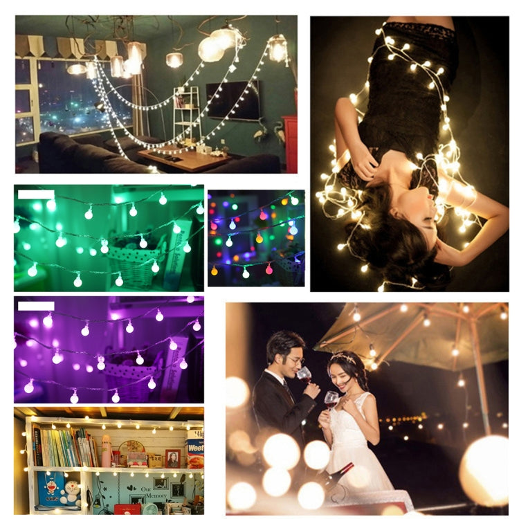 40 LEDs 3 x AA Batteries Powered String Light with 3-Modes, DC 4.5V, 4m White Light, 4m Warm White, 4m Blue Light, 4m Colorful Light, 4m Green Light, 4m Purple Light