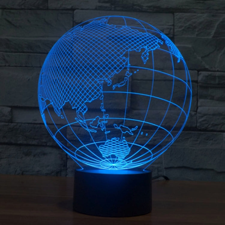 7 Color Discoloration Creative Visual Stereo Lamp Desk Lamp Night Light, Asia Style