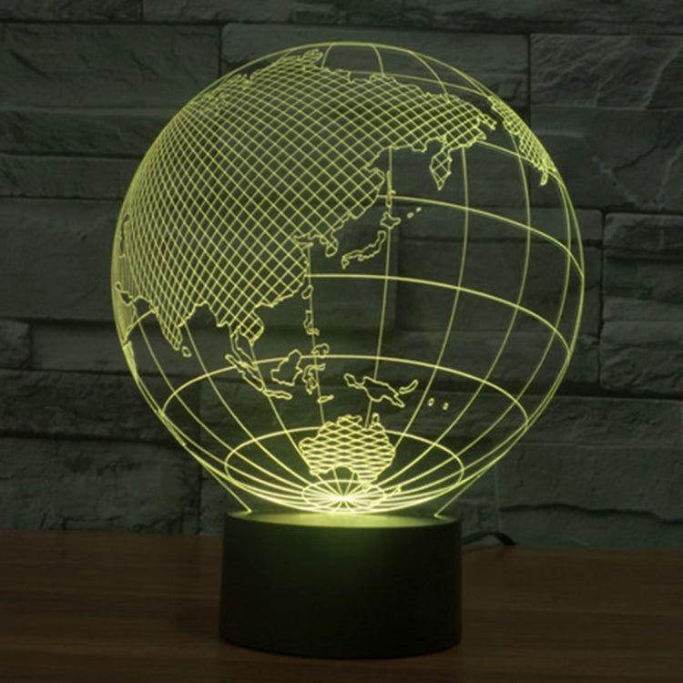 7 Color Discoloration Creative Visual Stereo Lamp Desk Lamp Night Light, Asia Style