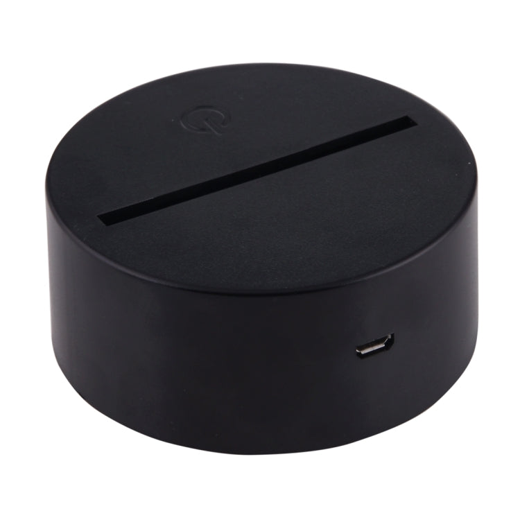 7 Color Discoloration Creative Visual Stereo Lamp Desk Lamp Night Light, Numbers Style