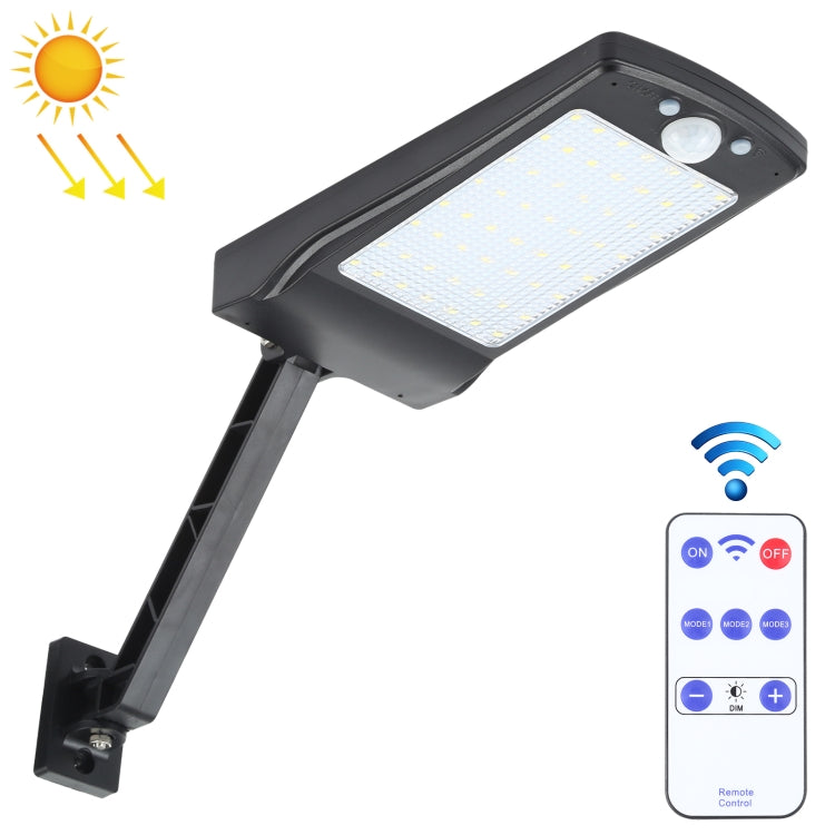 12W 56LEDs SMD 2835 Home Outdoor IP65 Waterproof Remote Control Solar Wall Light Human Body Sensor Light Default Title