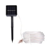 Solar Panel water resistant 50 LED, 5m 50LED Blue Light, 5m 50LED White Light, 5m 50LED Warm White