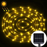Solar Panel water resistant 50 LED, 5m 50LED Blue Light, 5m 50LED White Light, 5m 50LED Warm White