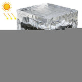 Solar Powered Square Tempered Glass Outdoor LED Buried Light Garden Decoration Lamp IP55 Waterproof，Size: 10 x 10 x 5.2cm, 10 x 10 x 5.2cm