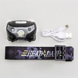 140LM Outdoor Mini USB Charging Body Motion Sensor with USB Cable for Running / Fishing