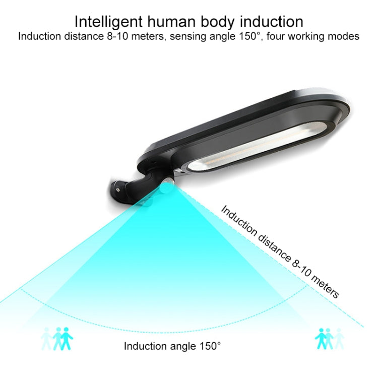 18 LEDs 600LM IP65 Waterproof Solar Powered Garden Lamp Body Induction Light Street Lamp