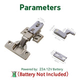 0.3W Universal Inner Hinge LED Sensor lamp Cupboard 3 LEDs Night light Auto ON/OFF Bulb, 1 PCS White Light, 1 PCS Warm White