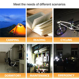 Q34 34cm White + Red USB LED Strip Light Portable 5V 650mA 5500-6500K with Switch, 34cm