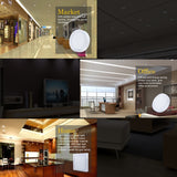 12cm 30 LEDs SMD 2835, AC 85-265V, 6W White Light, 6W Warm White Light