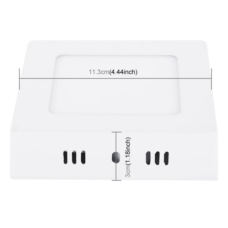 12cm 30 LEDs SMD 2835, AC 85-265V, 6W White Light, 6W Warm White Light