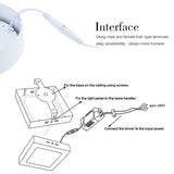 12cm 30 LEDs SMD 2835, AC 85-265V, 6W White Light, 6W Warm White Light