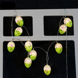 10 Bulbs LED Cute Easter Eggs Decorative Lamp Holiday Decorative Light Bulbs