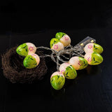 10 Bulbs LED Cute Easter Eggs Decorative Lamp Holiday Decorative Light Bulbs